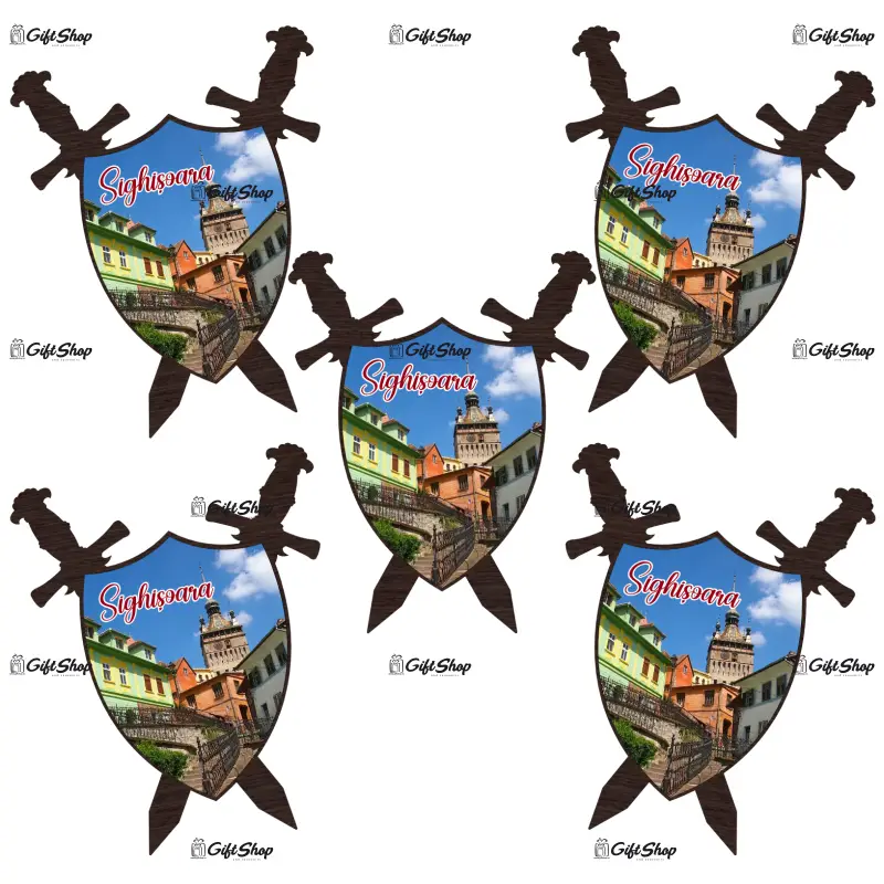 Sighisoara, magnet palos cu sabii, mgs185